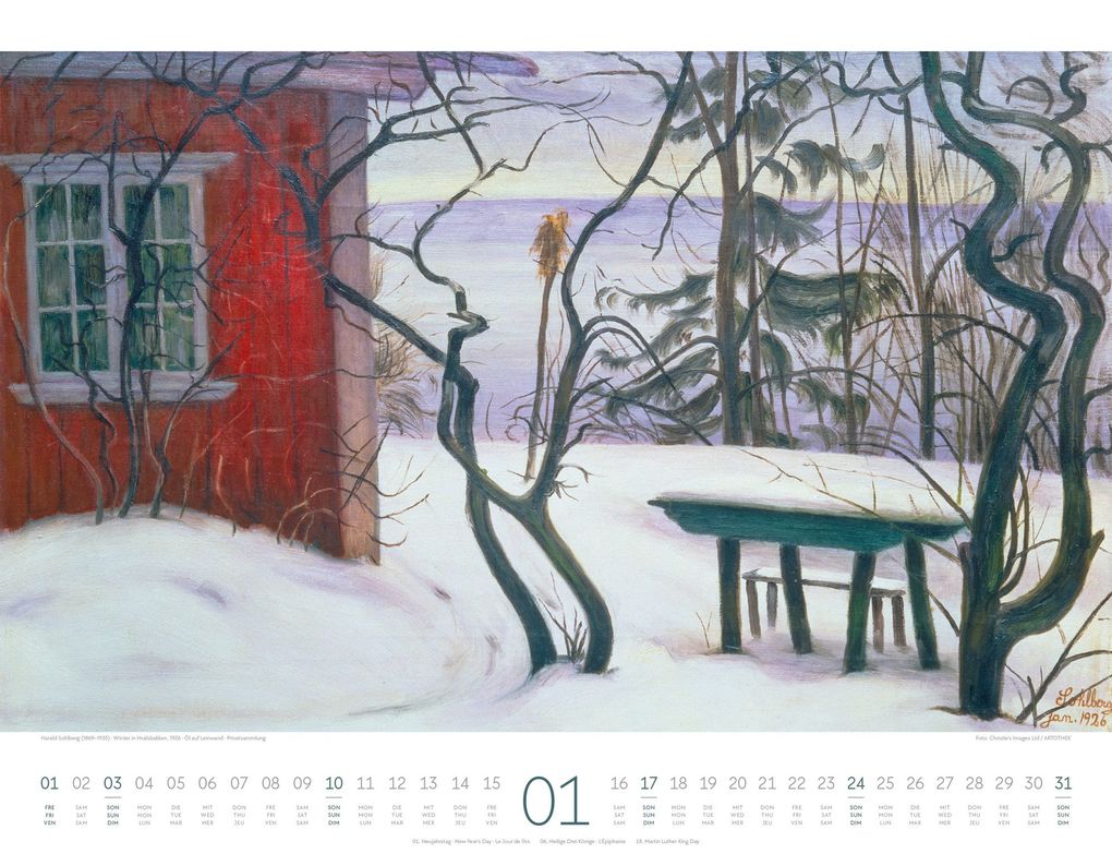 Weitere Ansicht: Kunstwerk Garten Kalender 2027 | Ackermann Kunstverlag GmbH