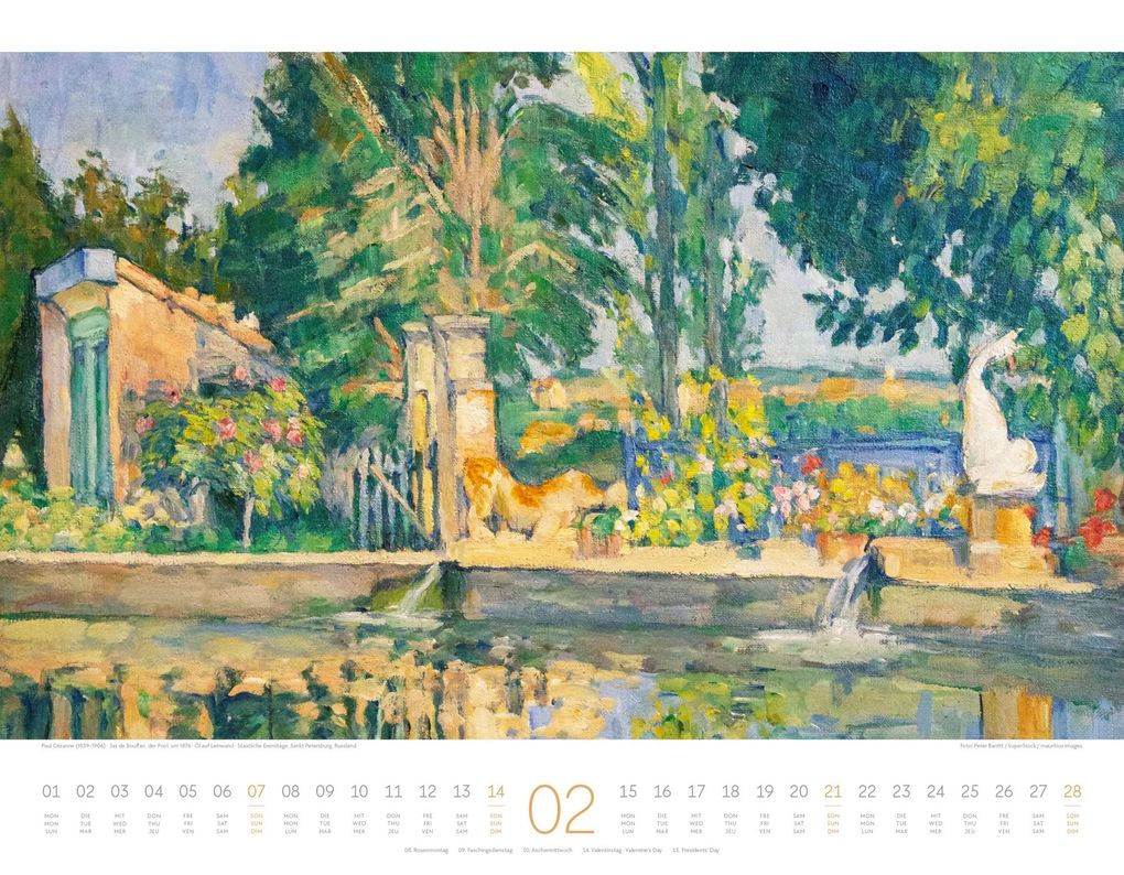 Weitere Ansicht: Kunstwerk Garten Kalender 2027 | Ackermann Kunstverlag GmbH