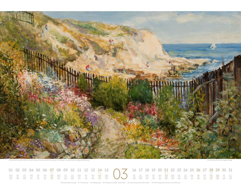 Weitere Ansicht: Kunstwerk Garten Kalender 2027 | Ackermann Kunstverlag GmbH