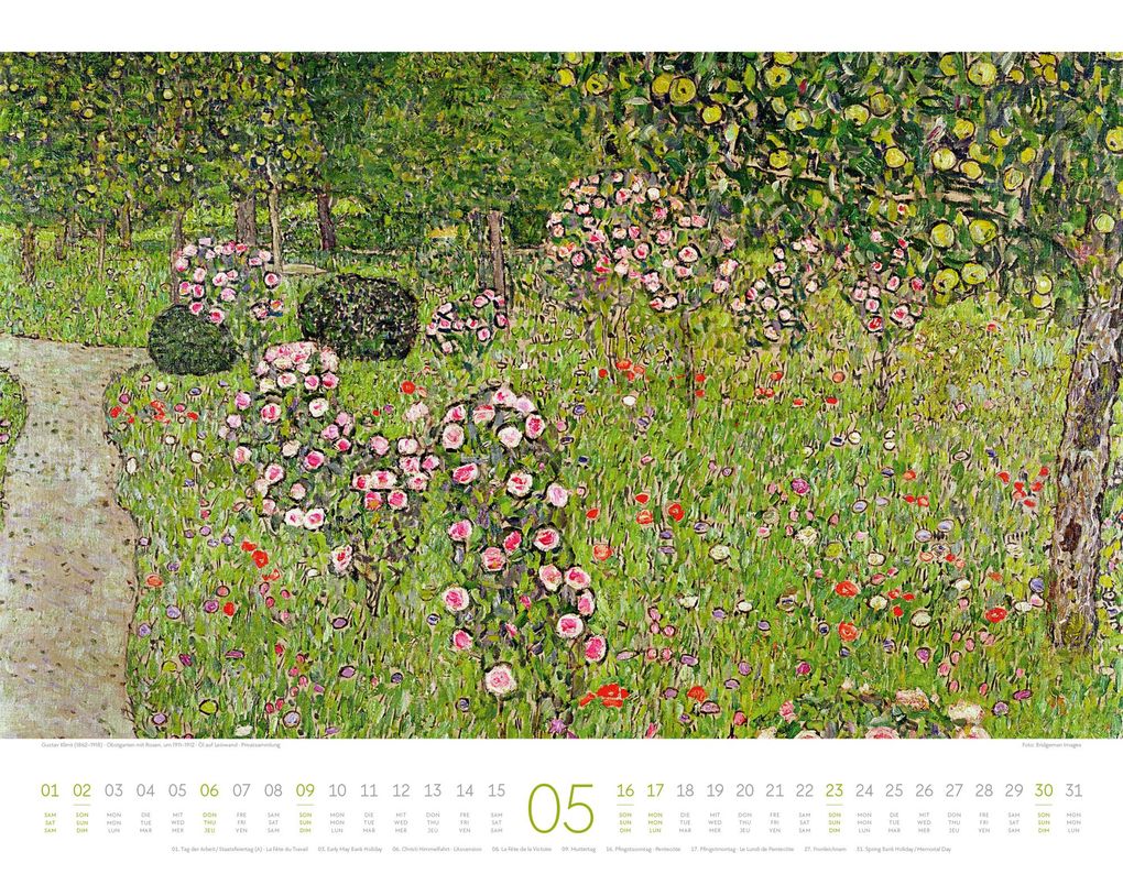 Weitere Ansicht: Kunstwerk Garten Kalender 2027 | Ackermann Kunstverlag GmbH
