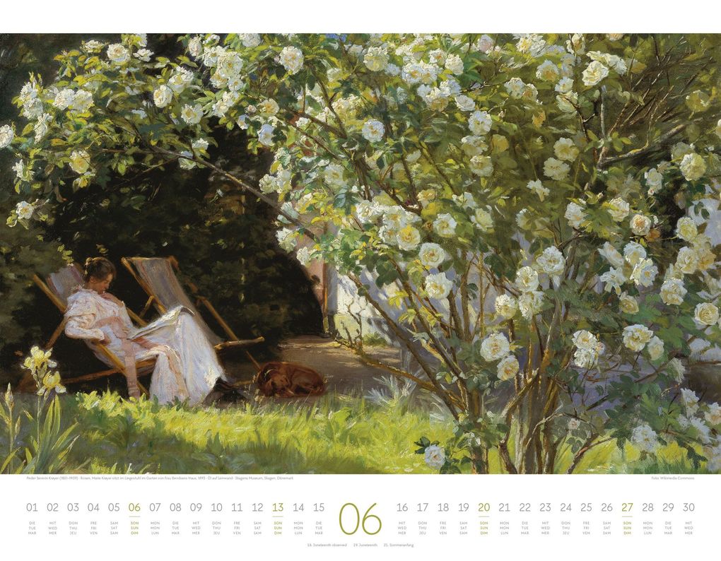 Weitere Ansicht: Kunstwerk Garten Kalender 2027 | Ackermann Kunstverlag GmbH