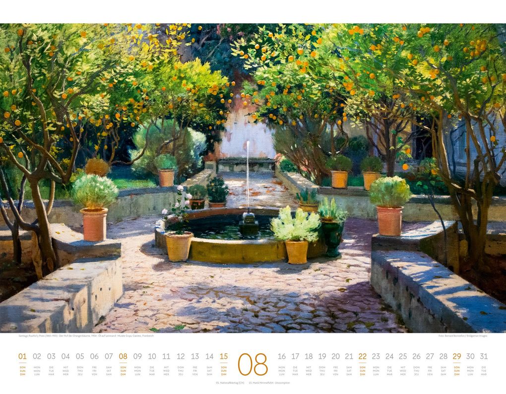 Weitere Ansicht: Kunstwerk Garten Kalender 2027 | Ackermann Kunstverlag GmbH