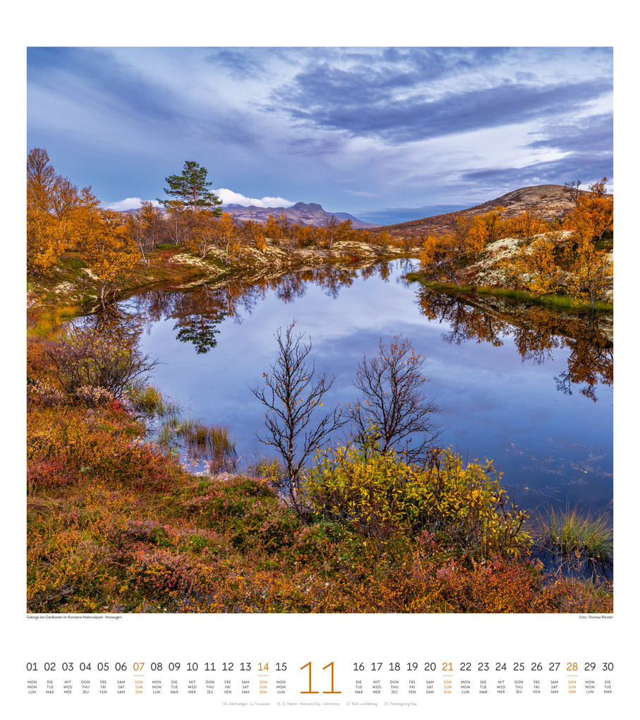Weitere Ansicht: Lichtblicke Kalender 2027 | Ackermann Kunstverlag GmbH