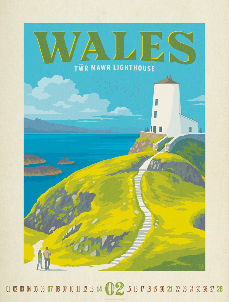 Weitere Ansicht: Travel Time Plakate-Kalender 2027 | Ackermann Kunstverlag GmbH