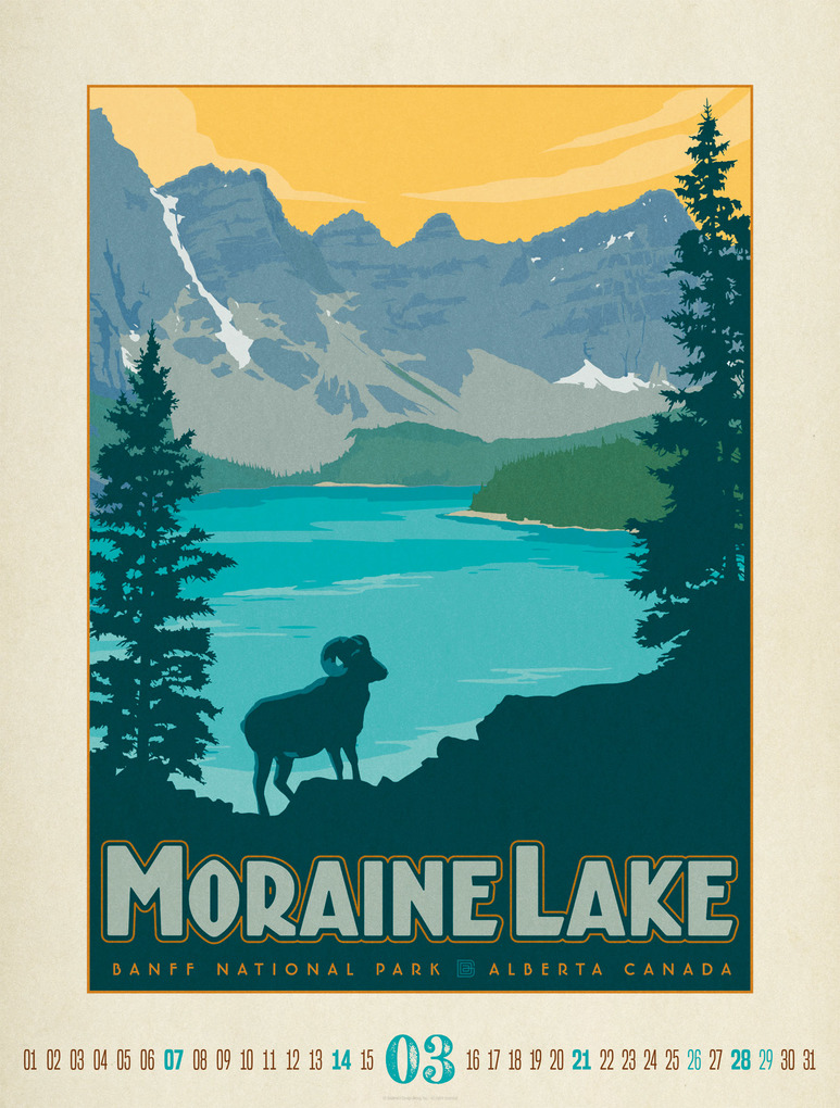 Weitere Ansicht: Travel Time Plakate-Kalender 2027 | Ackermann Kunstverlag GmbH