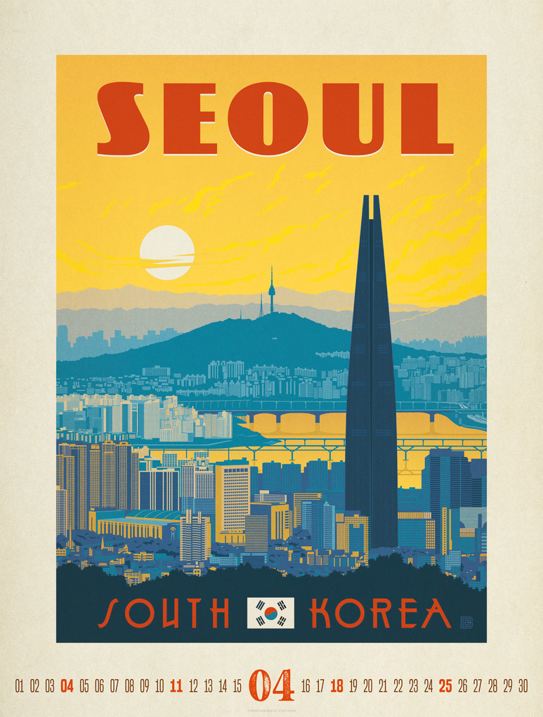 Weitere Ansicht: Travel Time Plakate-Kalender 2027 | Ackermann Kunstverlag GmbH