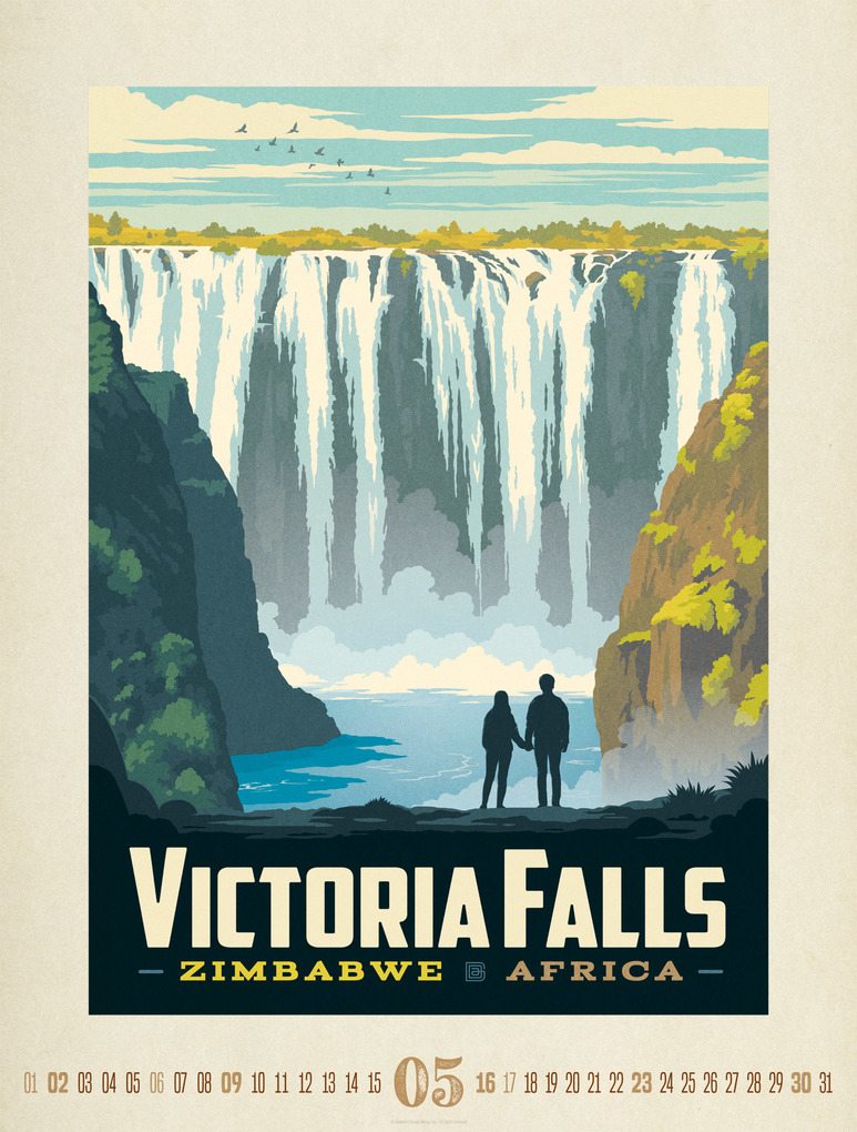 Weitere Ansicht: Travel Time Plakate-Kalender 2027 | Ackermann Kunstverlag GmbH