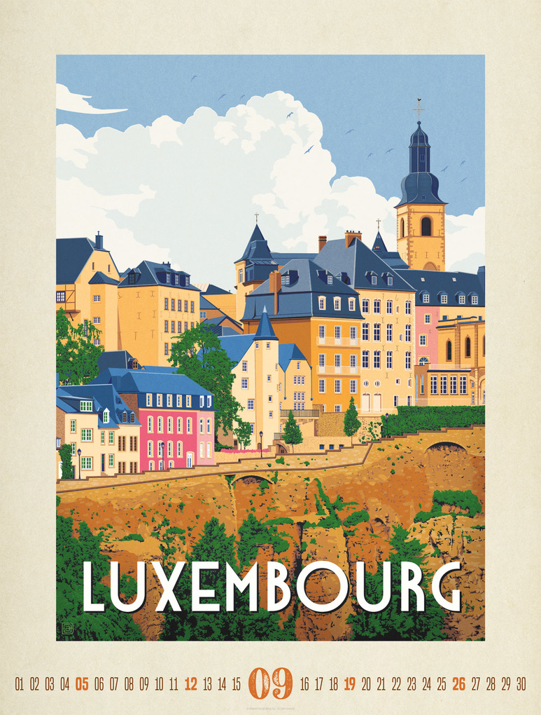 Weitere Ansicht: Travel Time Plakate-Kalender 2027 | Ackermann Kunstverlag GmbH