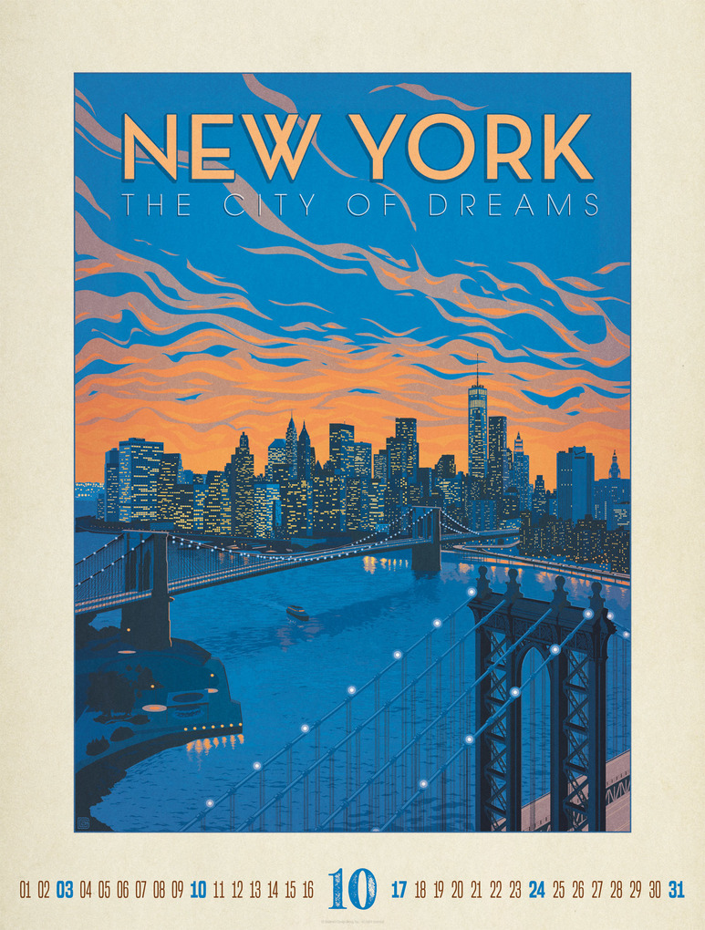 Weitere Ansicht: Travel Time Plakate-Kalender 2027 | Ackermann Kunstverlag GmbH