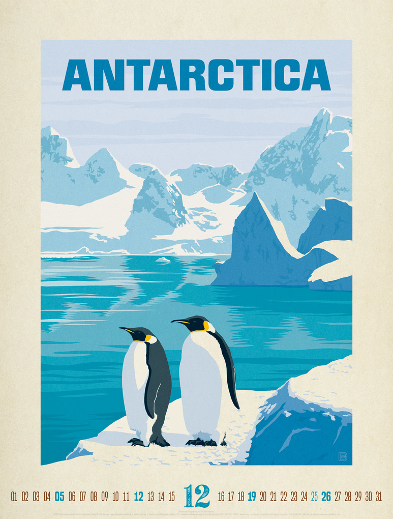 Weitere Ansicht: Travel Time Plakate-Kalender 2027 | Ackermann Kunstverlag GmbH