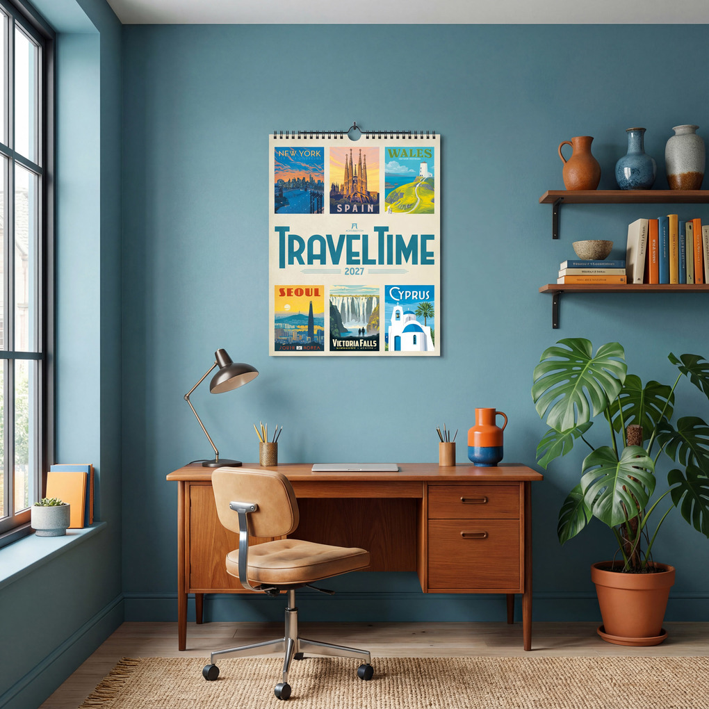 Weitere Ansicht: Travel Time Plakate-Kalender 2027 | Ackermann Kunstverlag GmbH