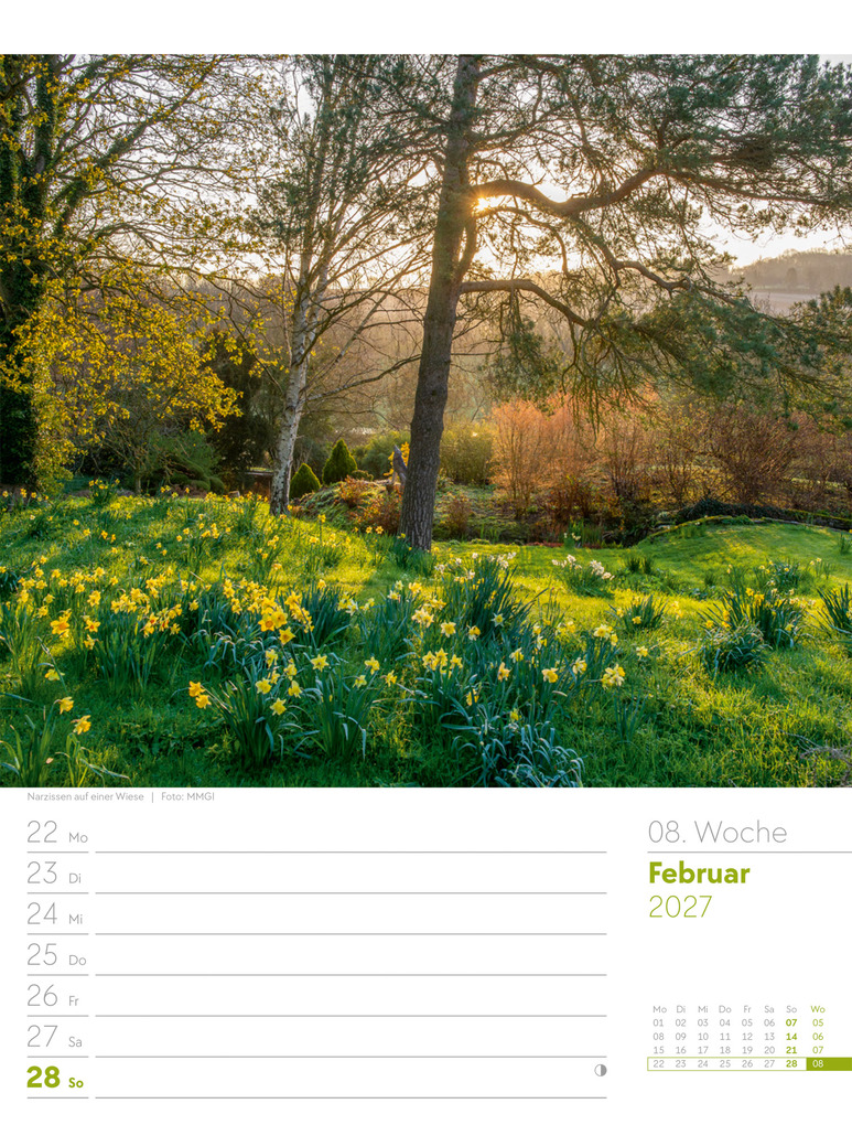 Weitere Ansicht: Gartenglück Wochenplaner Kalender 2027 | Ackermann Kunstverlag GmbH