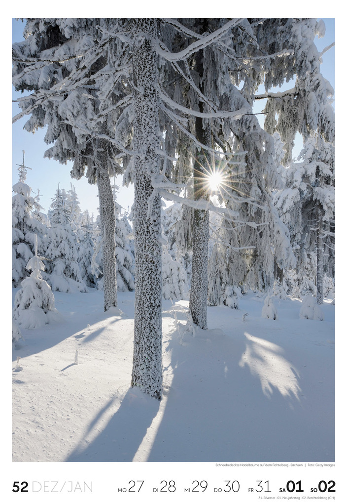 Weitere Ansicht: Natur Wochenkalender 2027 | Ackermann Kunstverlag GmbH
