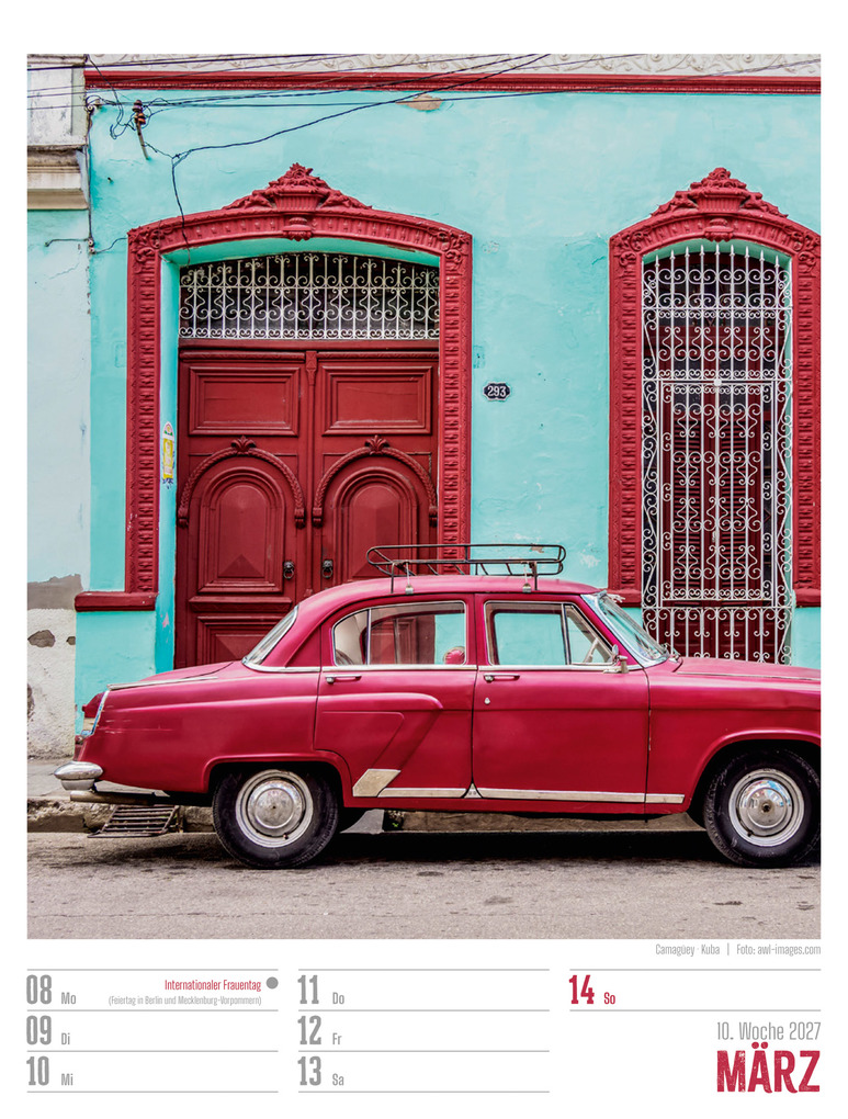 Weitere Ansicht: StadtBilder Wochenplaner Kalender 2027 | Ackermann Kunstverlag GmbH