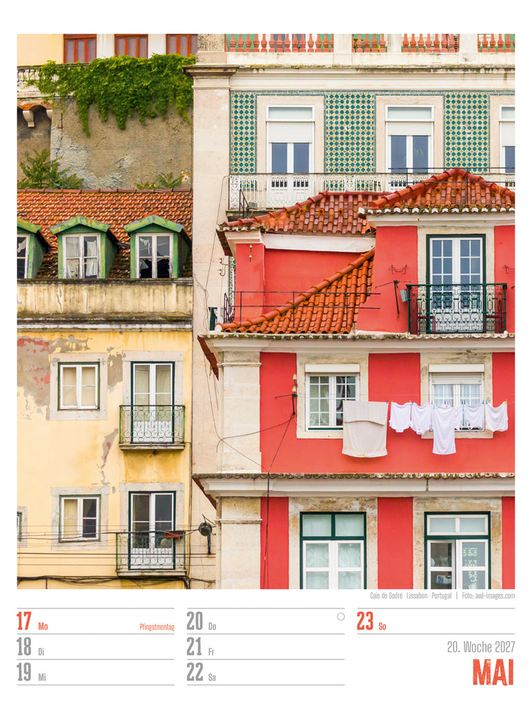 Weitere Ansicht: StadtBilder Wochenplaner Kalender 2027 | Ackermann Kunstverlag GmbH