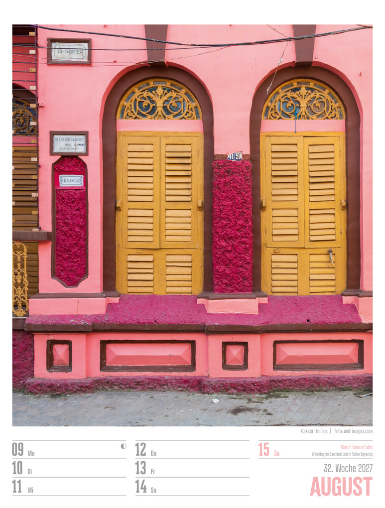 Weitere Ansicht: StadtBilder Wochenplaner Kalender 2027 | Ackermann Kunstverlag GmbH