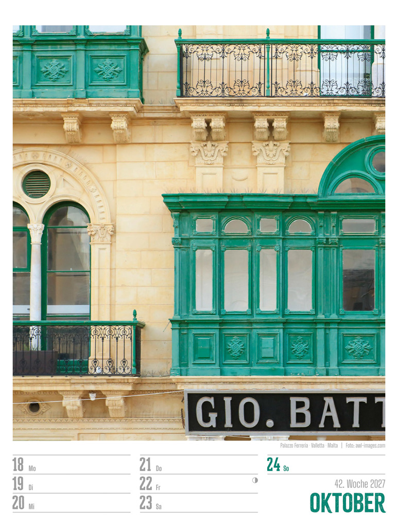 Weitere Ansicht: StadtBilder Wochenplaner Kalender 2027 | Ackermann Kunstverlag GmbH