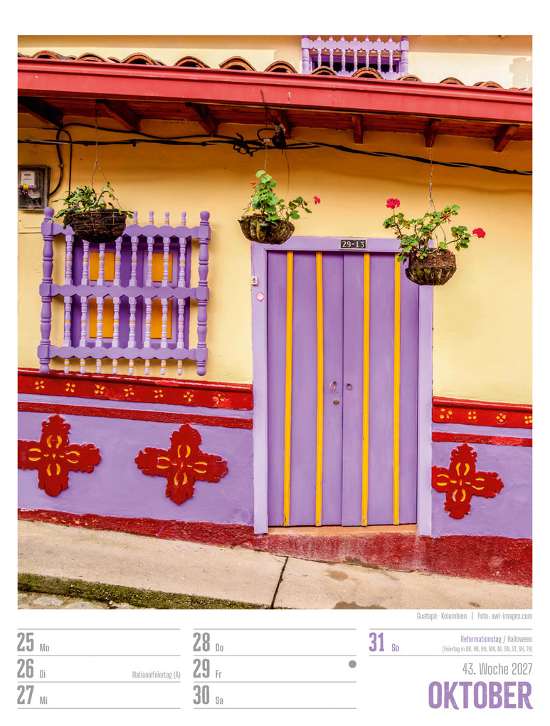 Weitere Ansicht: StadtBilder Wochenplaner Kalender 2027 | Ackermann Kunstverlag GmbH