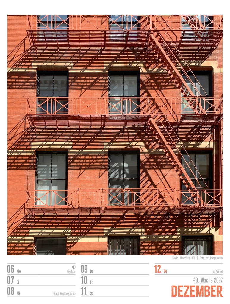 Weitere Ansicht: StadtBilder Wochenplaner Kalender 2027 | Ackermann Kunstverlag GmbH