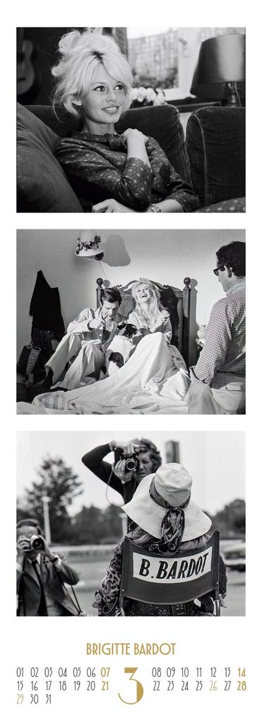 Weitere Ansicht: Ikonen Triplet-Kalender 2027 | Kino-Legenden der 50er und 60er | Ackermann Kunstverlag GmbH