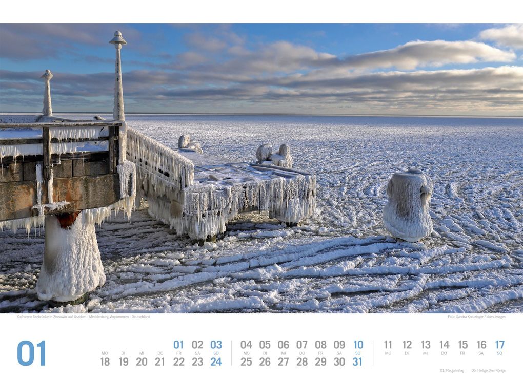 Weitere Ansicht: Ostsee ReiseLust Kalender 2027 | von Flensburg bis nach Usedom | Ackermann Kunstverlag GmbH