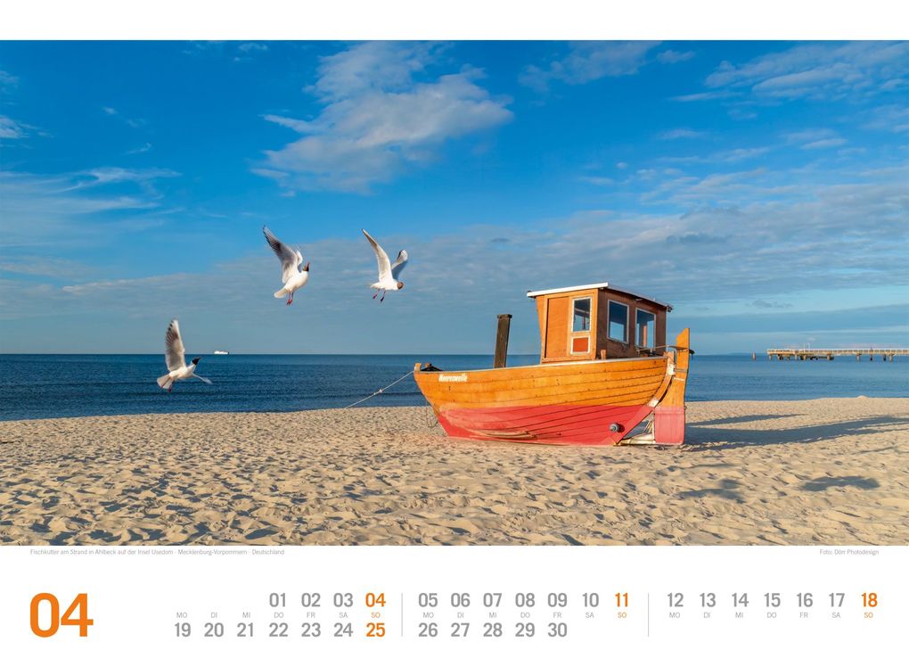 Weitere Ansicht: Ostsee ReiseLust Kalender 2027 | von Flensburg bis nach Usedom | Ackermann Kunstverlag GmbH