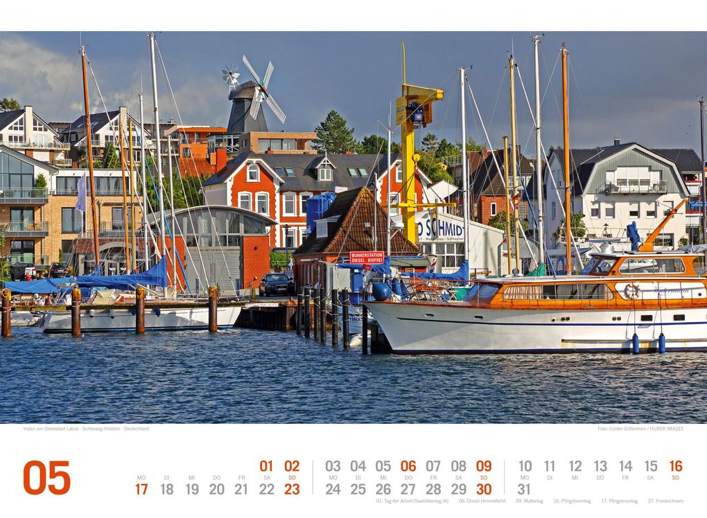 Weitere Ansicht: Ostsee ReiseLust Kalender 2027 | von Flensburg bis nach Usedom | Ackermann Kunstverlag GmbH