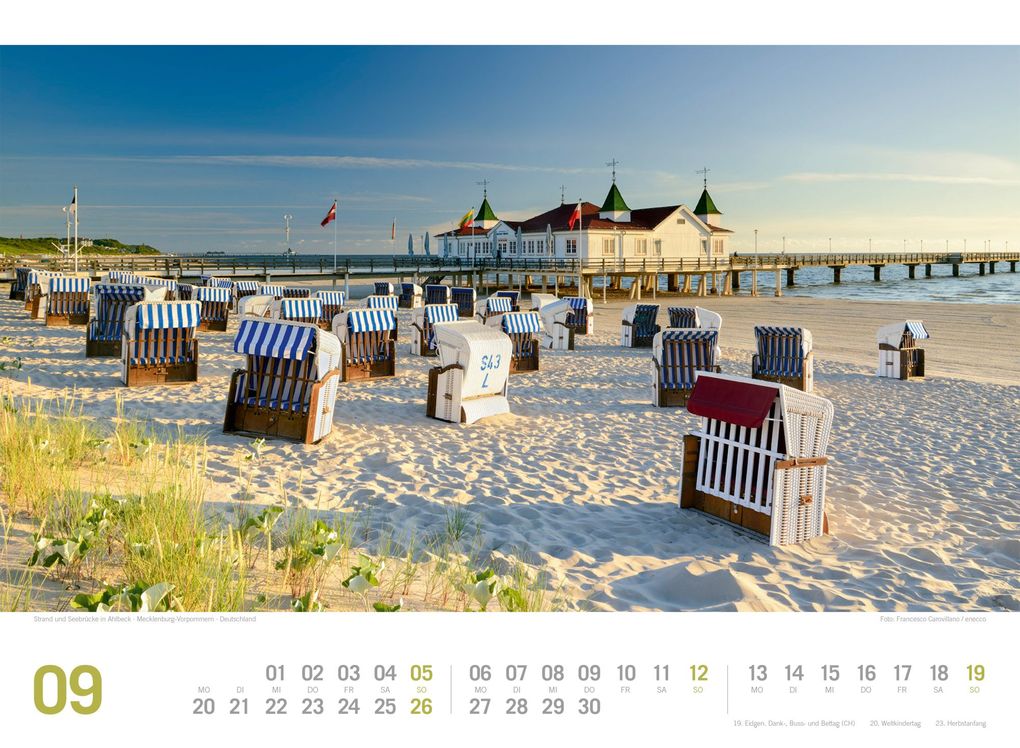 Weitere Ansicht: Ostsee ReiseLust Kalender 2027 | von Flensburg bis nach Usedom | Ackermann Kunstverlag GmbH