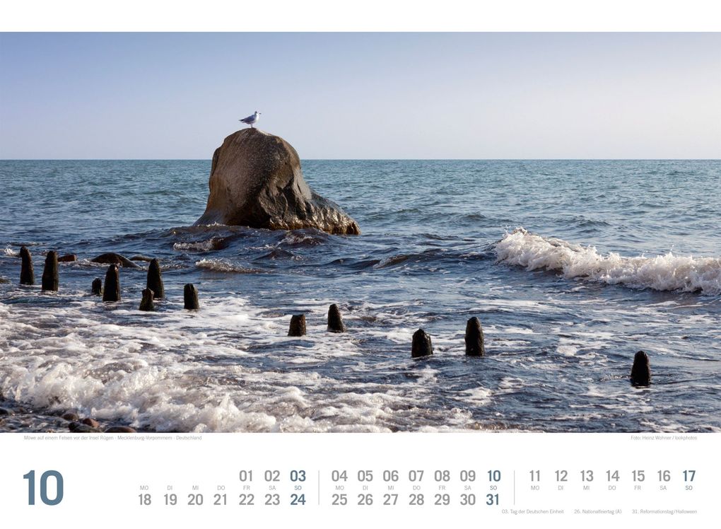 Weitere Ansicht: Ostsee ReiseLust Kalender 2027 | von Flensburg bis nach Usedom | Ackermann Kunstverlag GmbH