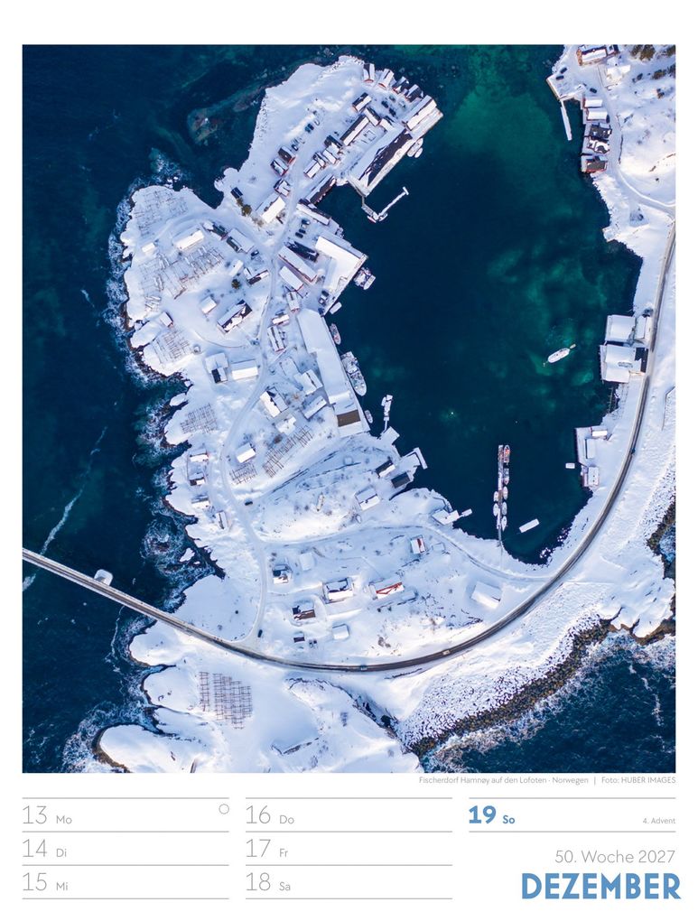 Weitere Ansicht: Welt von Oben Wochenplaner Luftbild-Kalender 2027 | Ackermann Kunstverlag GmbH