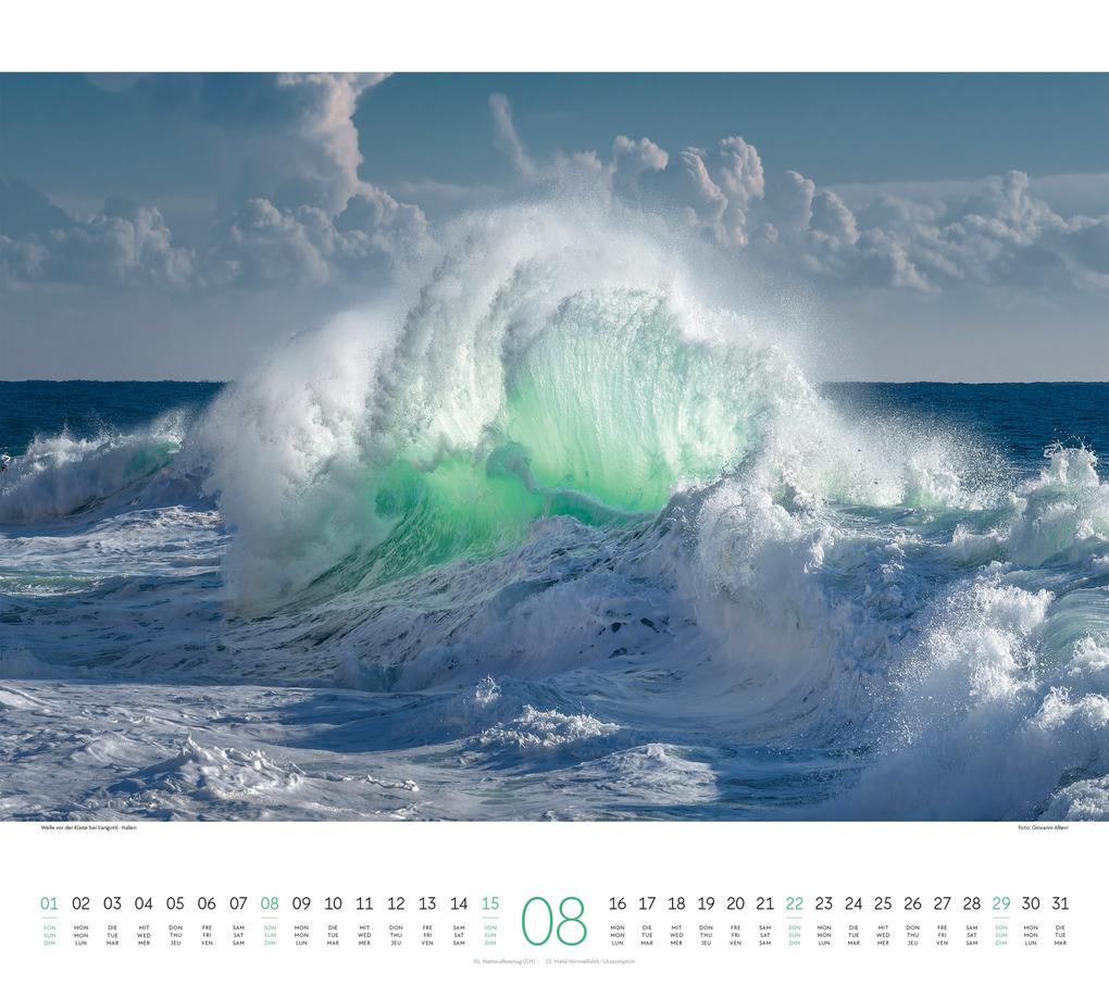 Weitere Ansicht: Wasser Kalender 2027 | Ackermann Kunstverlag GmbH