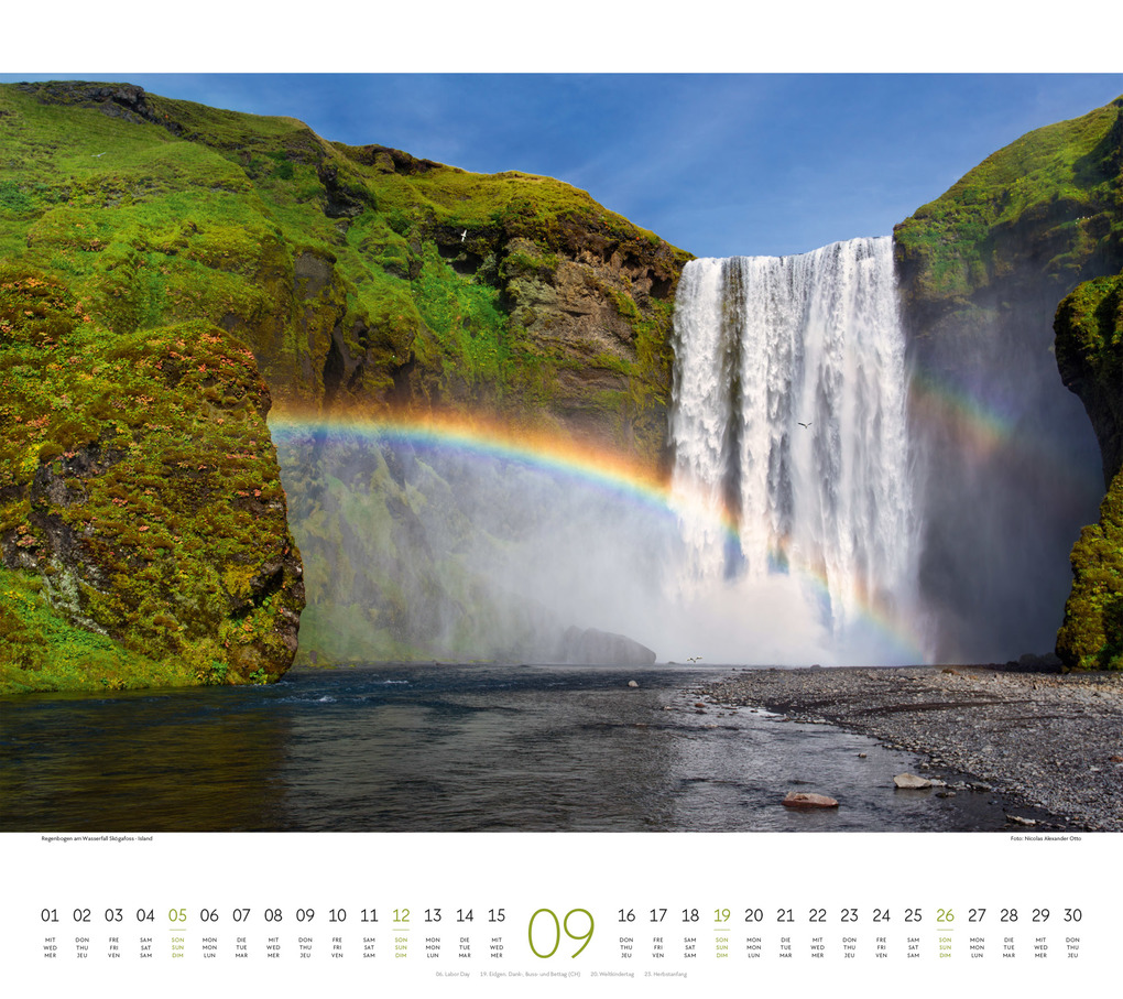 Weitere Ansicht: Wasser Kalender 2027 | Ackermann Kunstverlag GmbH