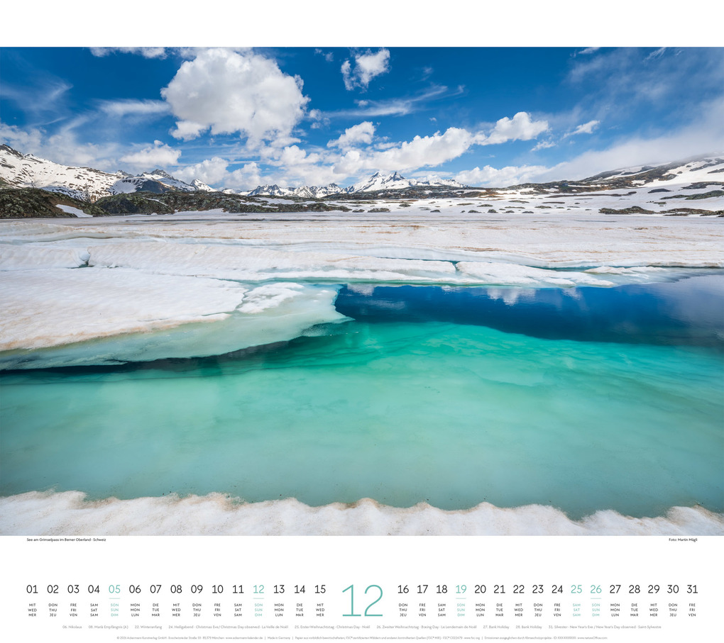 Weitere Ansicht: Wasser Kalender 2027 | Ackermann Kunstverlag GmbH