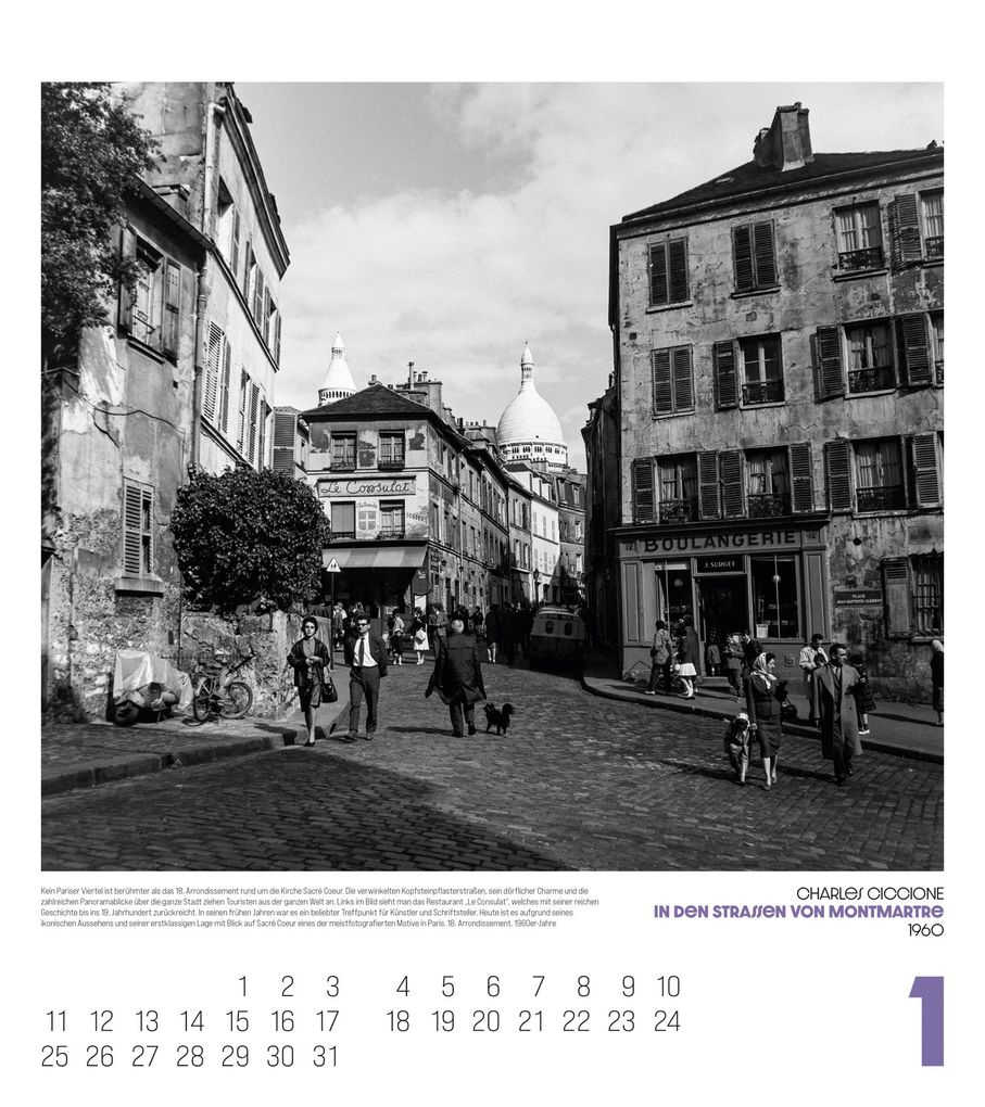 Weitere Ansicht: Paris, mon Amour Kalender 2027 | Ackermann Kunstverlag GmbH