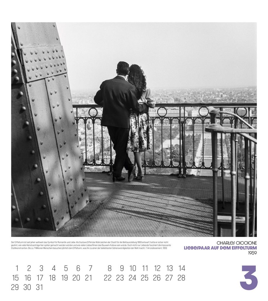 Weitere Ansicht: Paris, mon Amour Kalender 2027 | Ackermann Kunstverlag GmbH