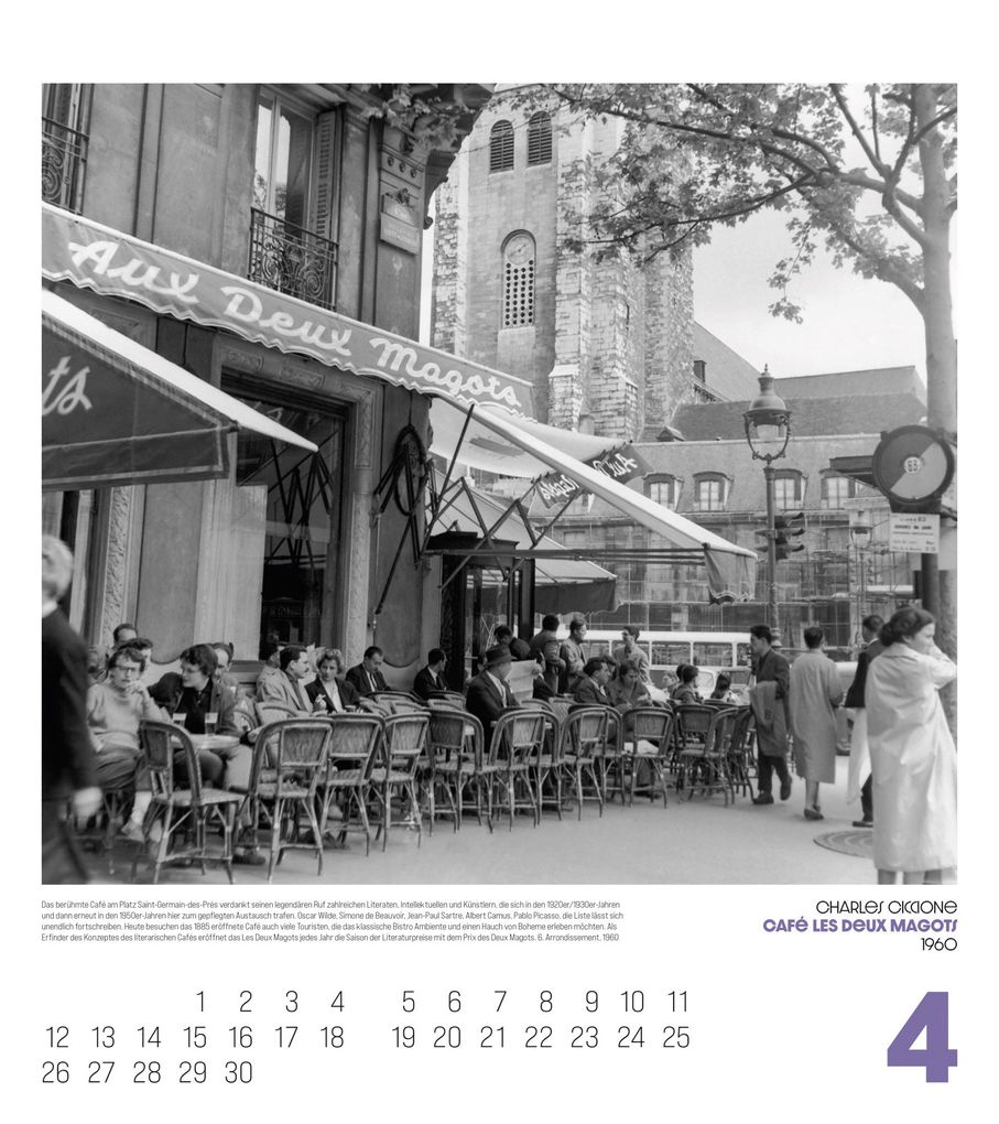 Weitere Ansicht: Paris, mon Amour Kalender 2027 | Ackermann Kunstverlag GmbH