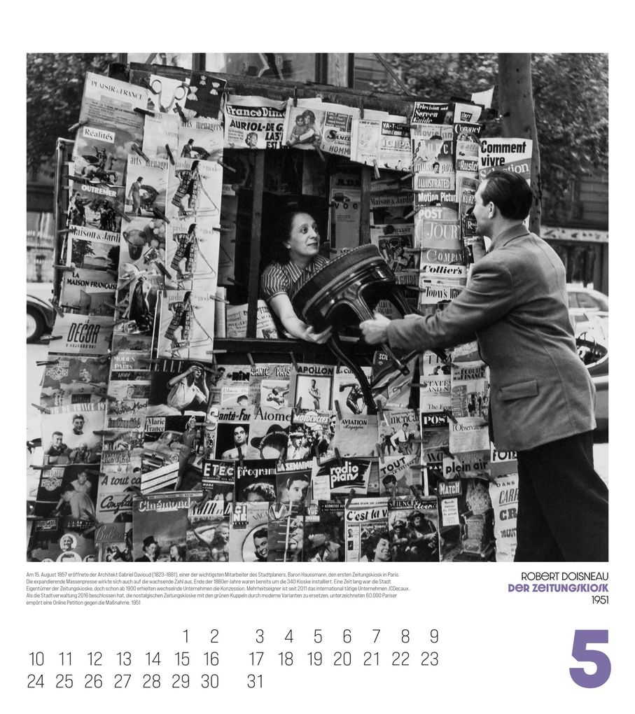 Weitere Ansicht: Paris, mon Amour Kalender 2027 | Ackermann Kunstverlag GmbH