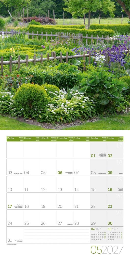 Weitere Ansicht: In meinem Garten Kalender 2027 - 30x30 - Art12 | Ackermann Kunstverlag GmbH