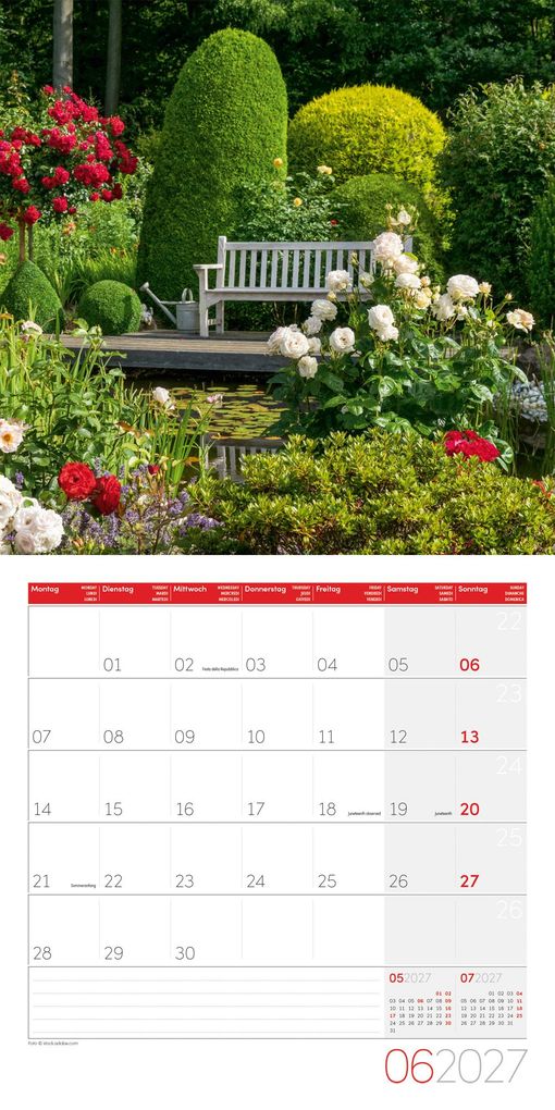 Weitere Ansicht: In meinem Garten Kalender 2027 - 30x30 - Art12 | Ackermann Kunstverlag GmbH