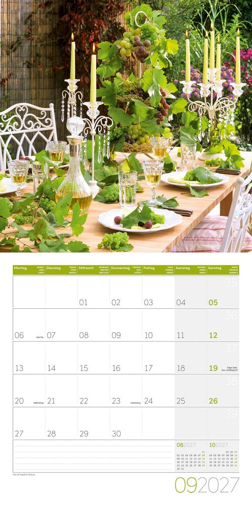 Weitere Ansicht: In meinem Garten Kalender 2027 - 30x30 - Art12 | Ackermann Kunstverlag GmbH