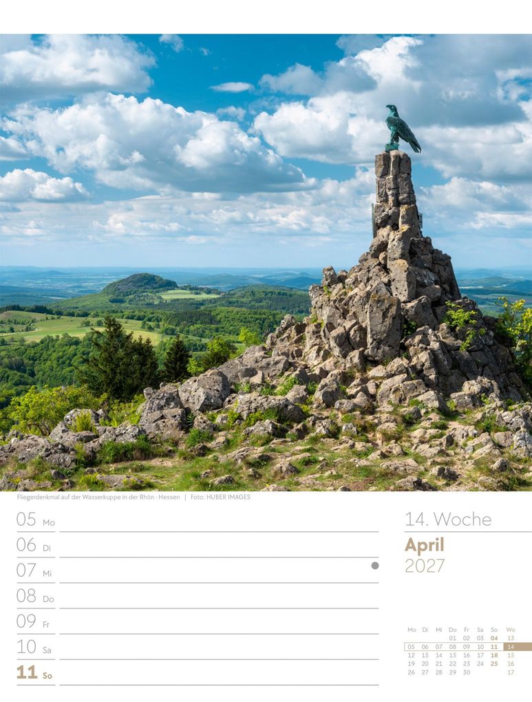 Weitere Ansicht: Malerisches Deutschland Wochenplaner Kalender 2027 | Ackermann Kunstverlag GmbH