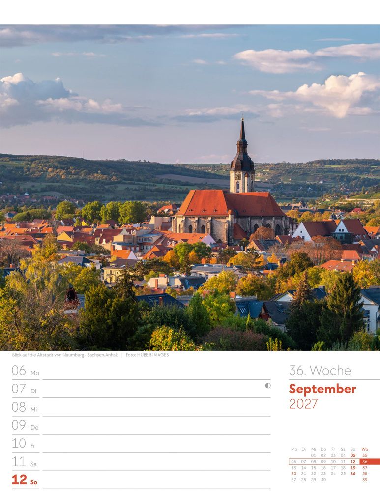 Weitere Ansicht: Malerisches Deutschland Wochenplaner Kalender 2027 | Ackermann Kunstverlag GmbH