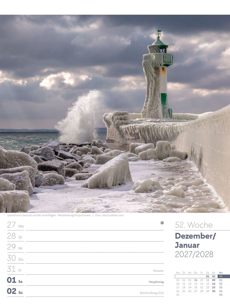 Weitere Ansicht: Malerisches Deutschland Wochenplaner Kalender 2027 | Ackermann Kunstverlag GmbH