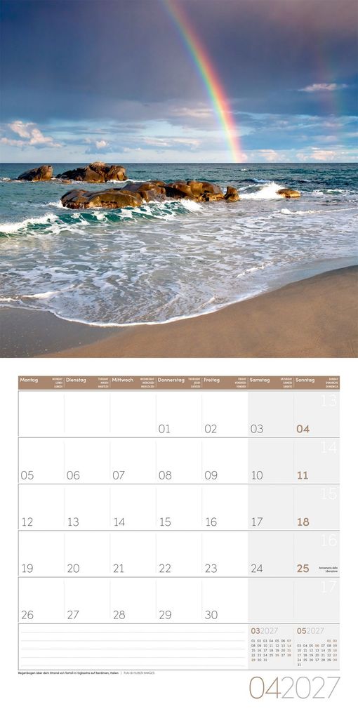 Weitere Ansicht: Magie des Lichts Kalender 2027 - 30x30 - Art12 | Ackermann Kunstverlag GmbH