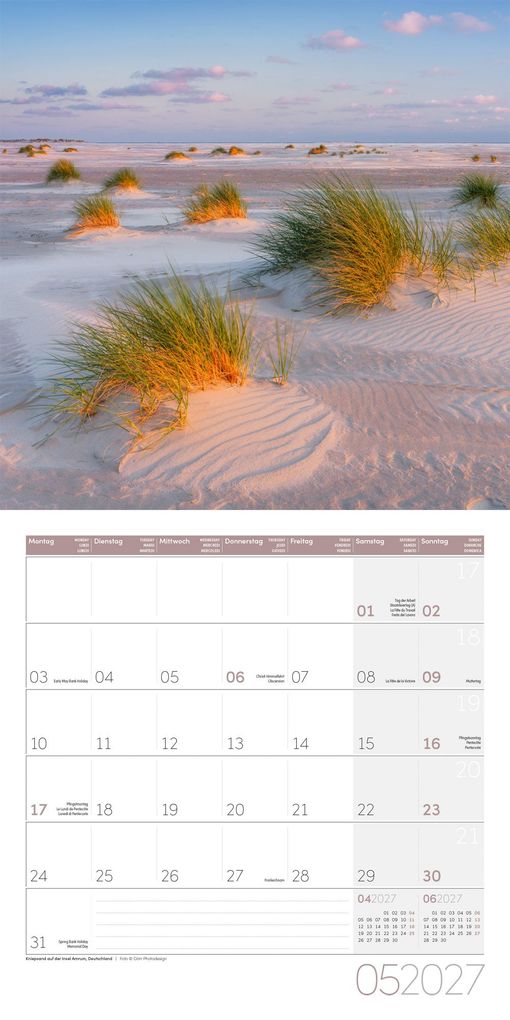 Weitere Ansicht: Magie des Lichts Kalender 2027 - 30x30 - Art12 | Ackermann Kunstverlag GmbH