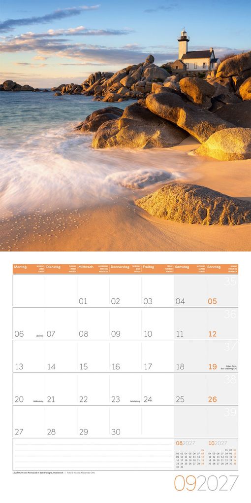 Weitere Ansicht: Magie des Lichts Kalender 2027 - 30x30 - Art12 | Ackermann Kunstverlag GmbH