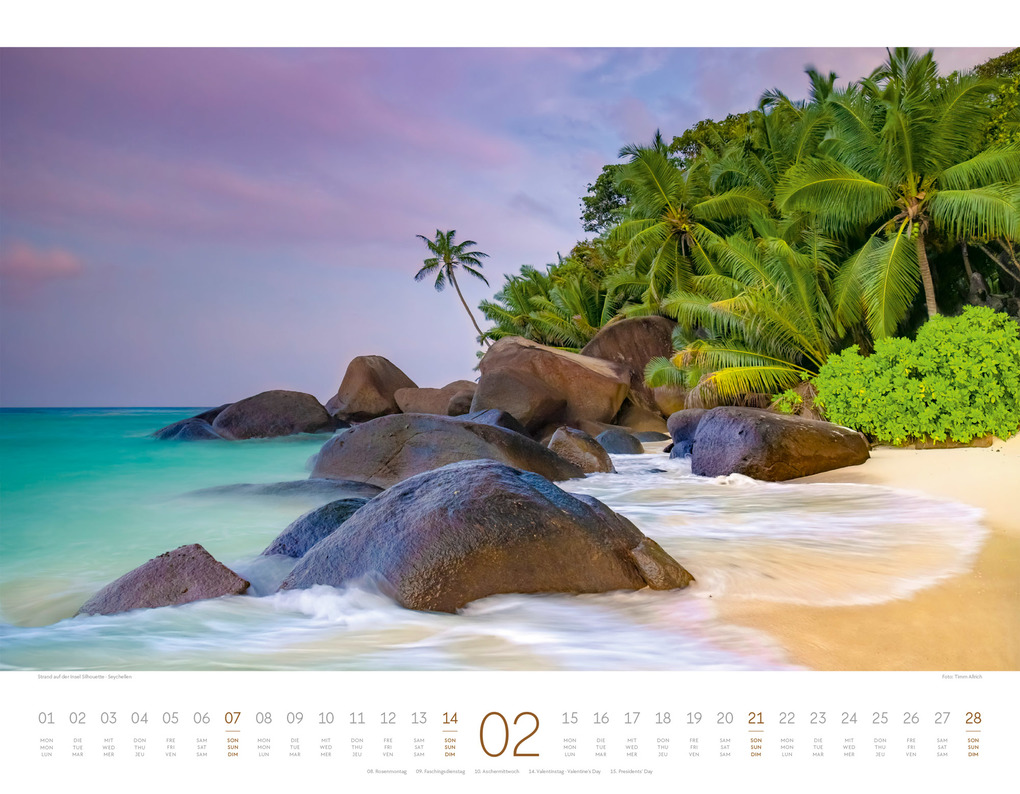 Weitere Ansicht: Geheime Paradiese Kalender 2027 | Ackermann Kunstverlag GmbH