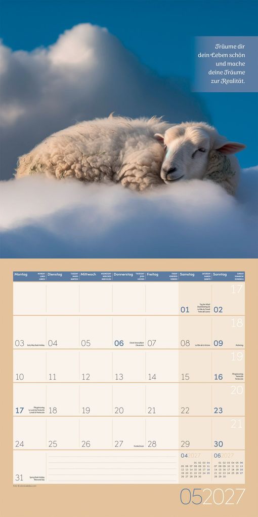 Weitere Ansicht: Alles wird gut Kalender 2027 - 30x30 - Art12 | Ackermann Kunstverlag GmbH