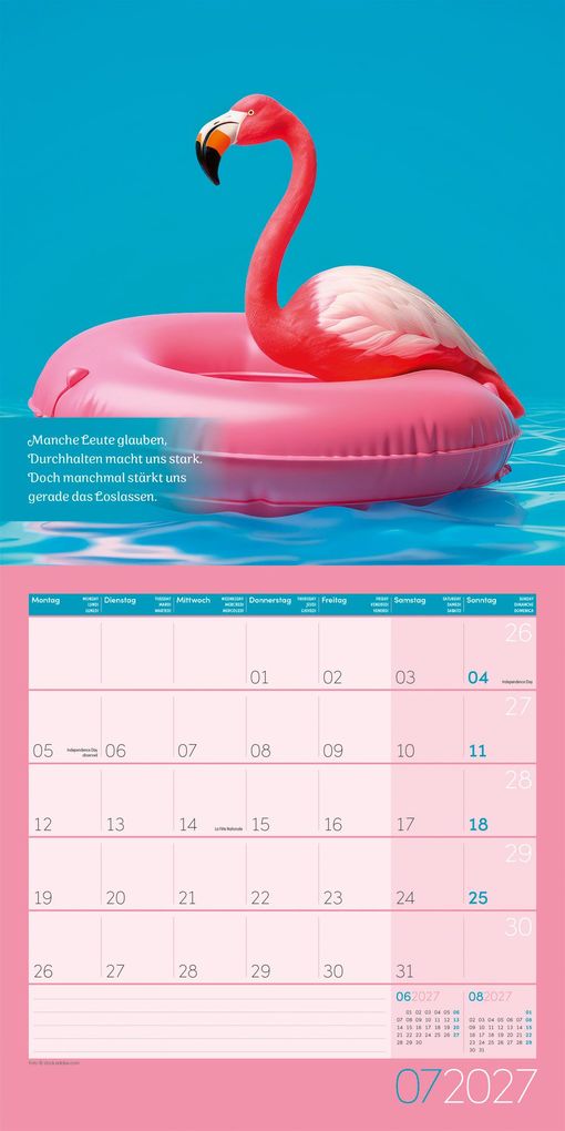 Weitere Ansicht: Alles wird gut Kalender 2027 - 30x30 - Art12 | Ackermann Kunstverlag GmbH