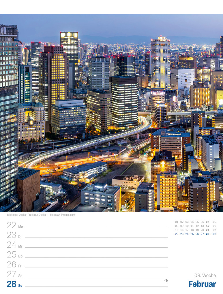 Weitere Ansicht: Japan Wochenplaner Kalender 2027 | Das Land der aufgehenden Sonne | Ackermann Kunstverlag GmbH